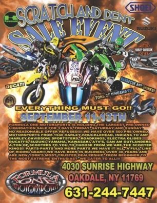 FORMULA ONE LIQUIDATION FLYER_1024 FORMULA ONE LIQUIDATION FLYER_1024